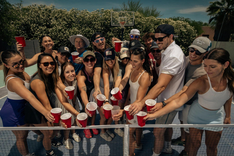 pickleball court party